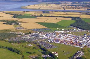 Black Isle Showground from the air